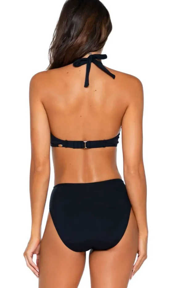 Best Solids Muse Underwire Halter Top at Gone Bananas Beachwear, SD Cup Size Top