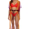 Clearance Sunshine Addict Long Caftan | Gone Bananas Beachwear | San Diego Cover Ups