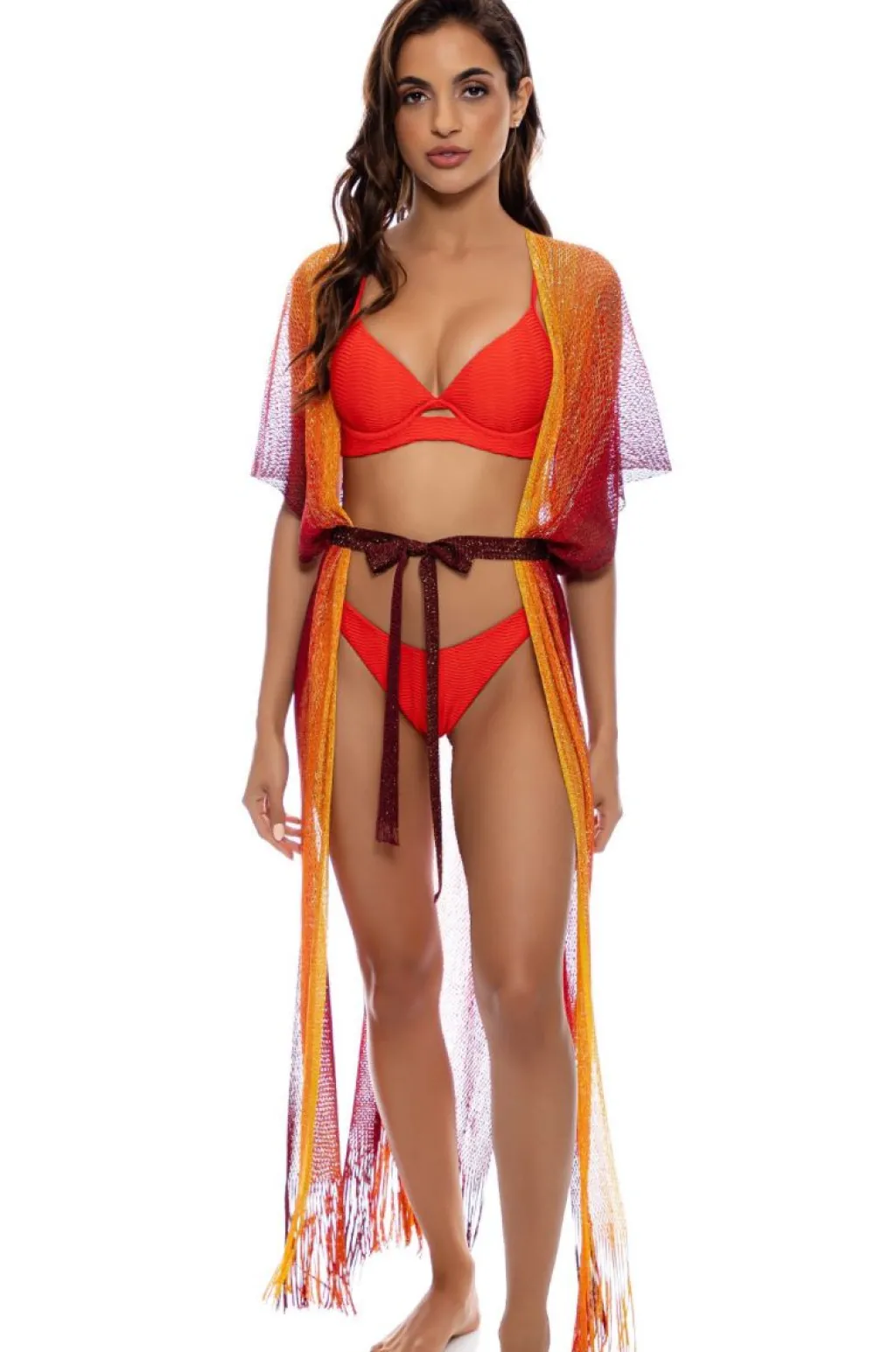 sunshine_addict_long_caft_0.webp Clearance Sunshine Addict Long Caftan | Gone Bananas Beachwear | San Diego Cover Ups