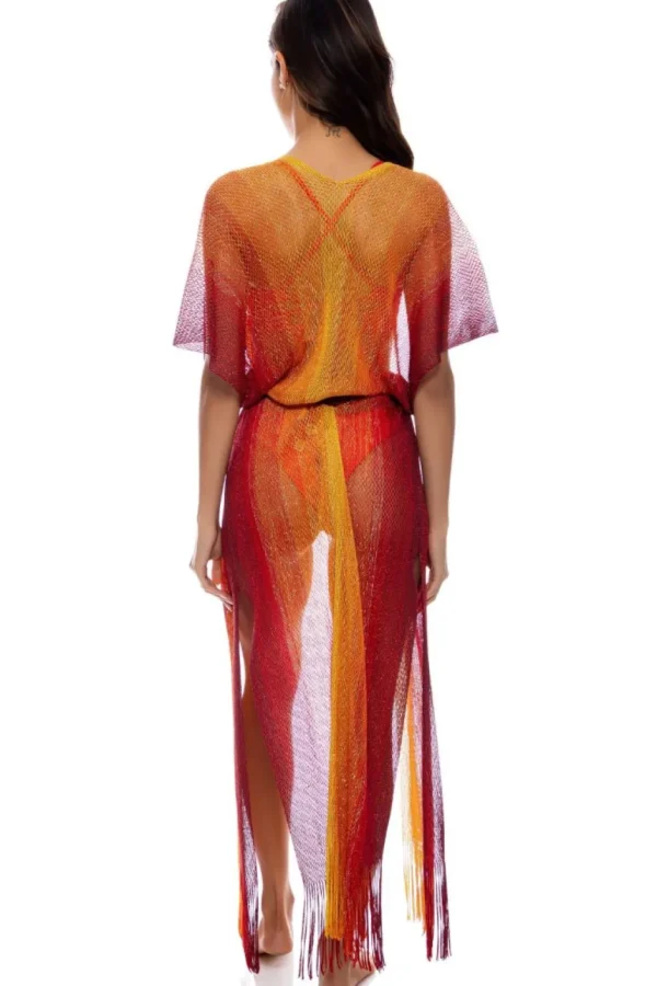 Clearance Sunshine Addict Long Caftan | Gone Bananas Beachwear | San Diego Cover Ups