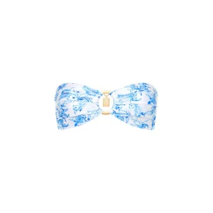 Discount Vintage Paradise Strapless Bandeau Bikini Top Bandeau Top