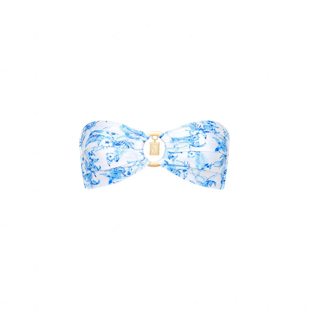 vintage_paradise_straples_1.webp Discount Vintage Paradise Strapless Bandeau Bikini Top Bandeau Top