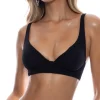 Hot Wavy Baby Underwire Plunge Top Underwire Top