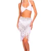 Fashion Fish Net Flapper Sarong Cover Ups