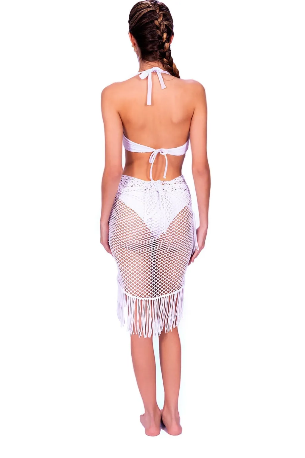 white_fish_net_flapper_sa_1.webp Fashion Fish Net Flapper Sarong Cover Ups