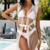 Online Quite The Catch Short Caftan Cover Up Cover Ups